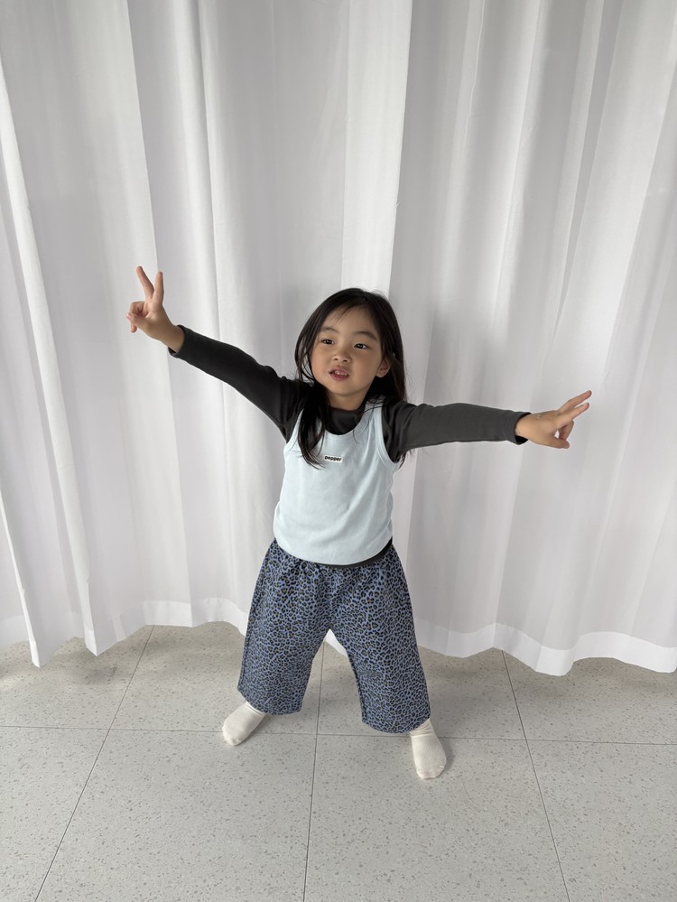 ピグメントレオパードパンツ 2