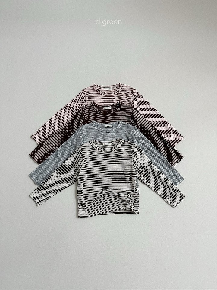 ストライプラテTシャツ 8
