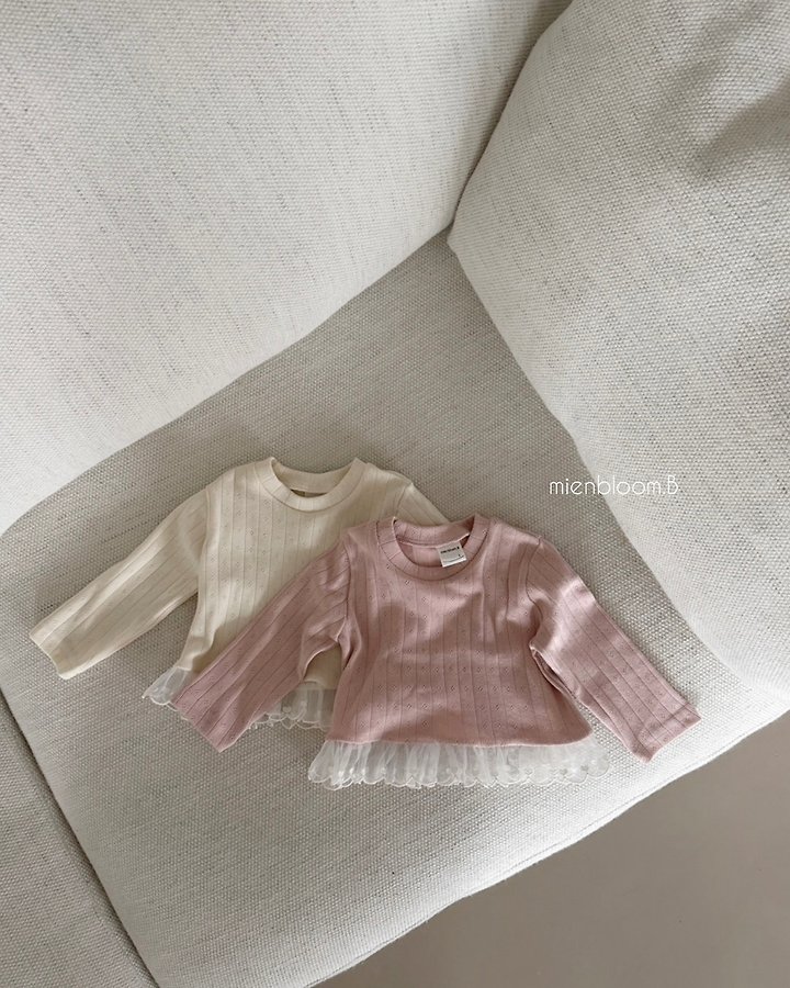 BハートレースTシャツ