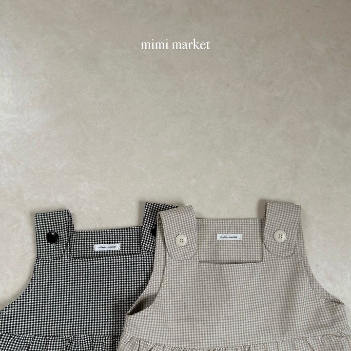 チェックサロペットスーツ 16