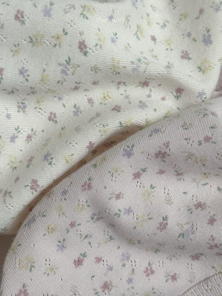 コットンアイレット長袖Tシャツ 6