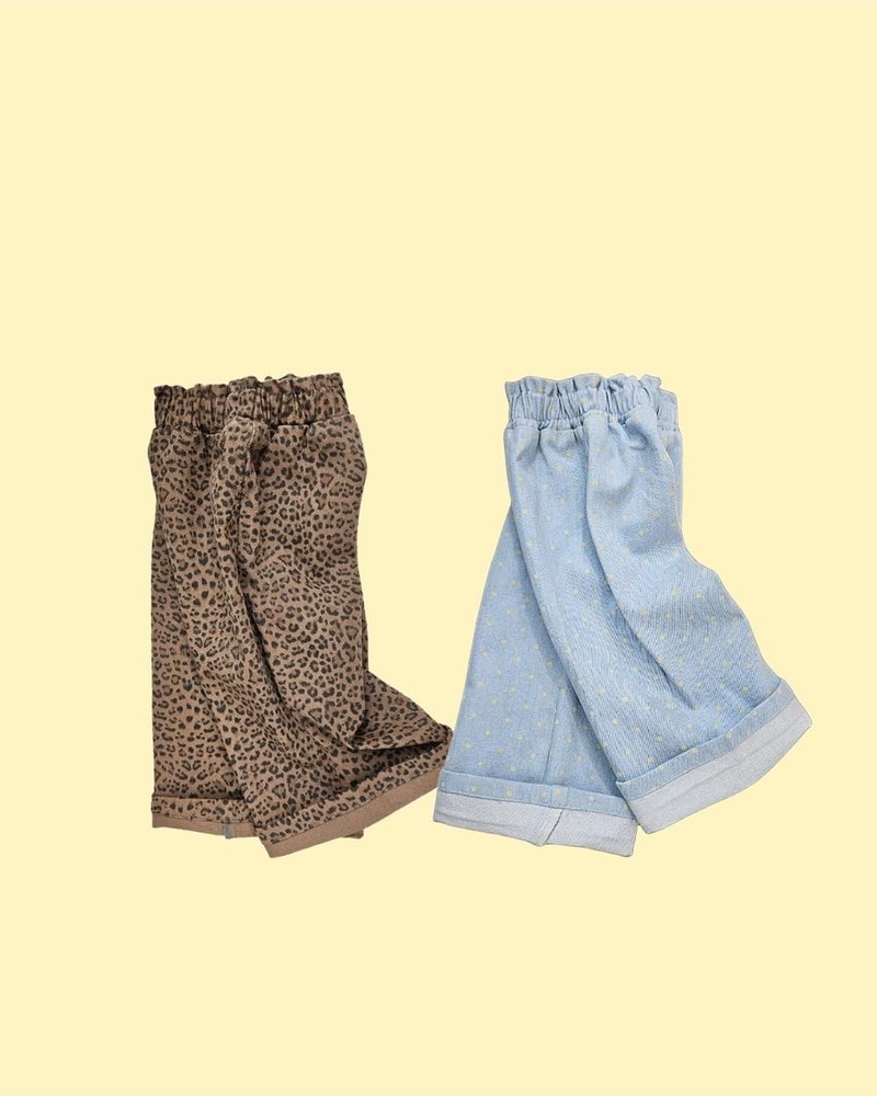 パターンワイドパンツ 3