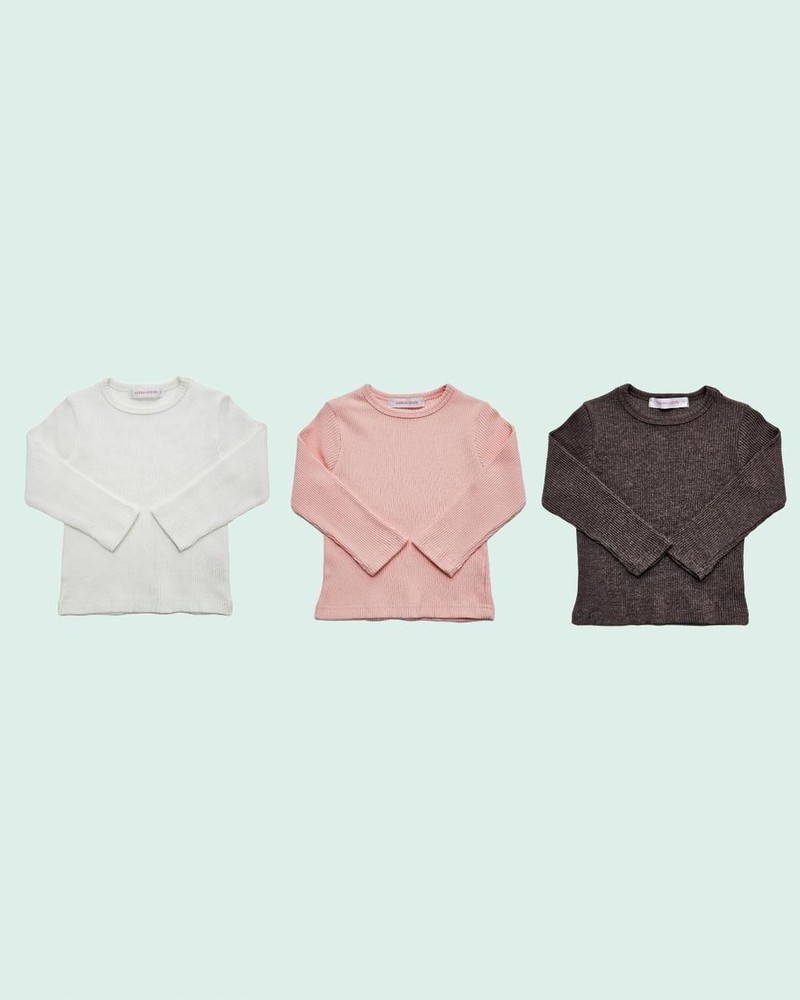 リブ長袖Tシャツ 2