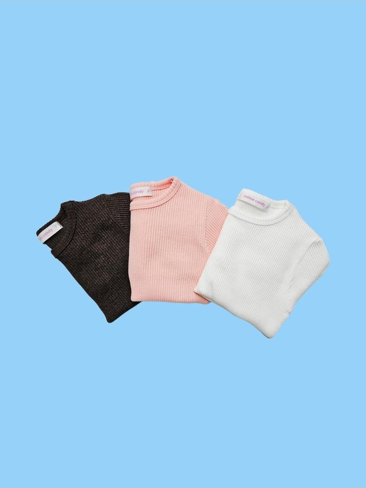 リブ長袖Tシャツ 5