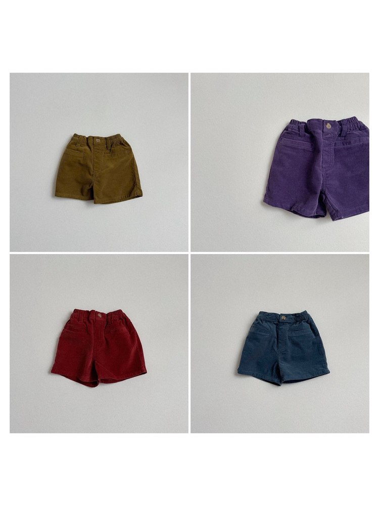 コーデュロイ4分丈パンツ 4