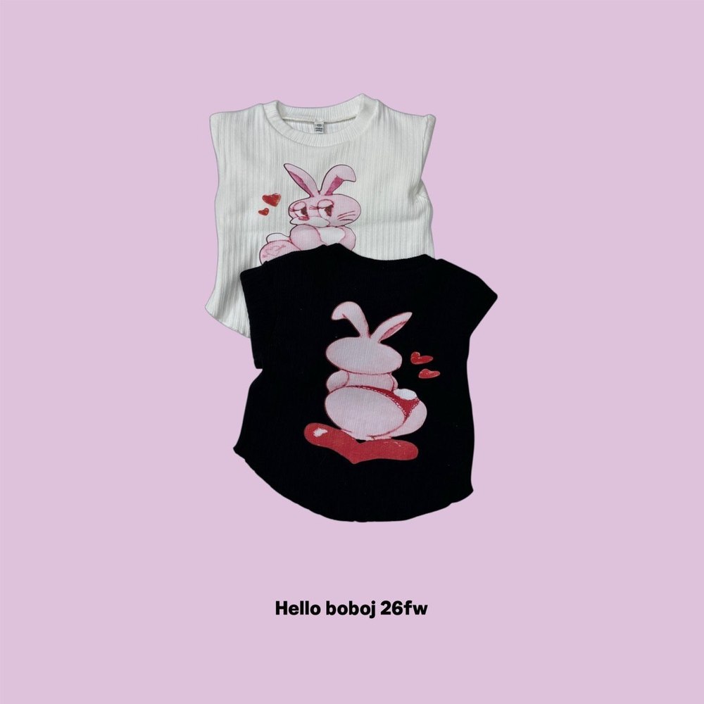 前後うさぎTシャツ 1