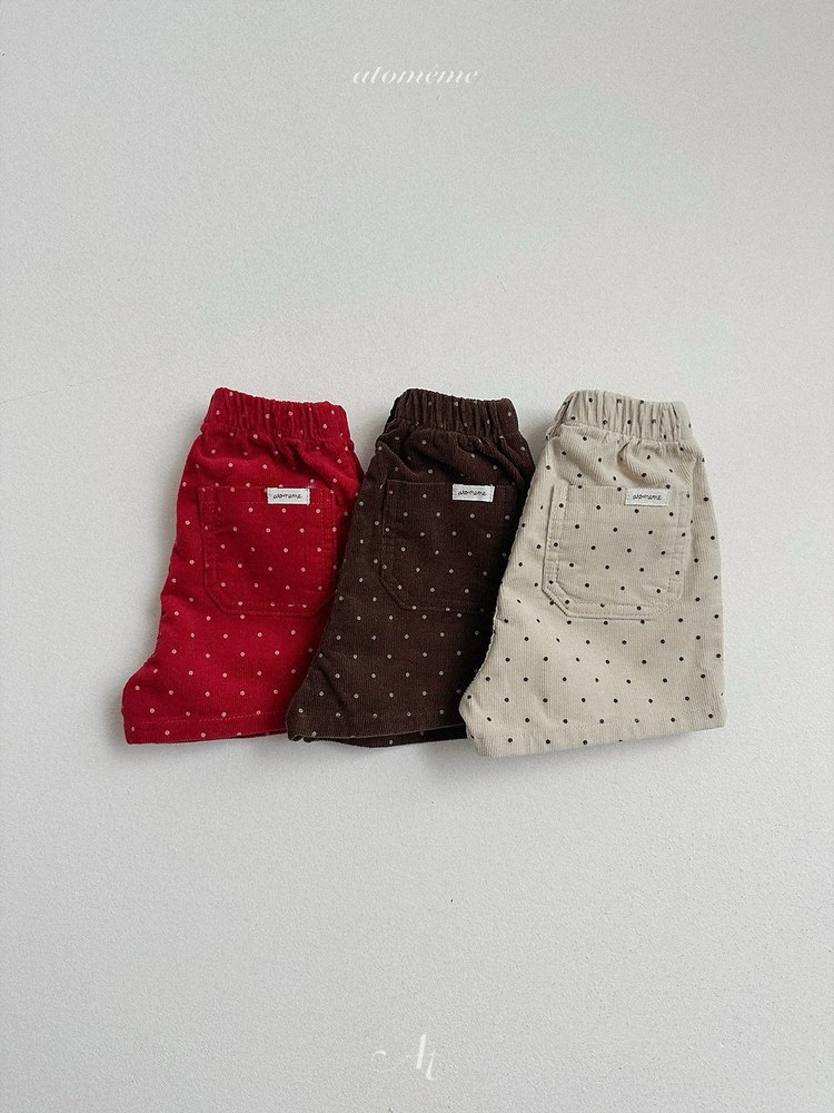 ドットコーデュロイパンツ 2