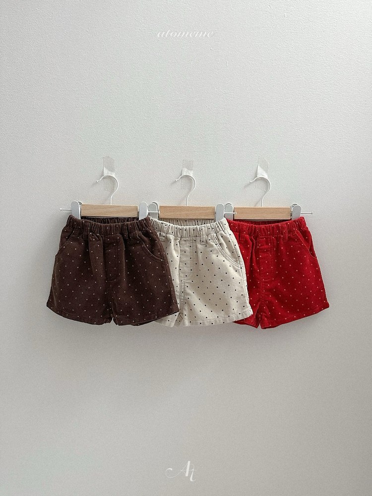 ドットコーデュロイパンツ 3