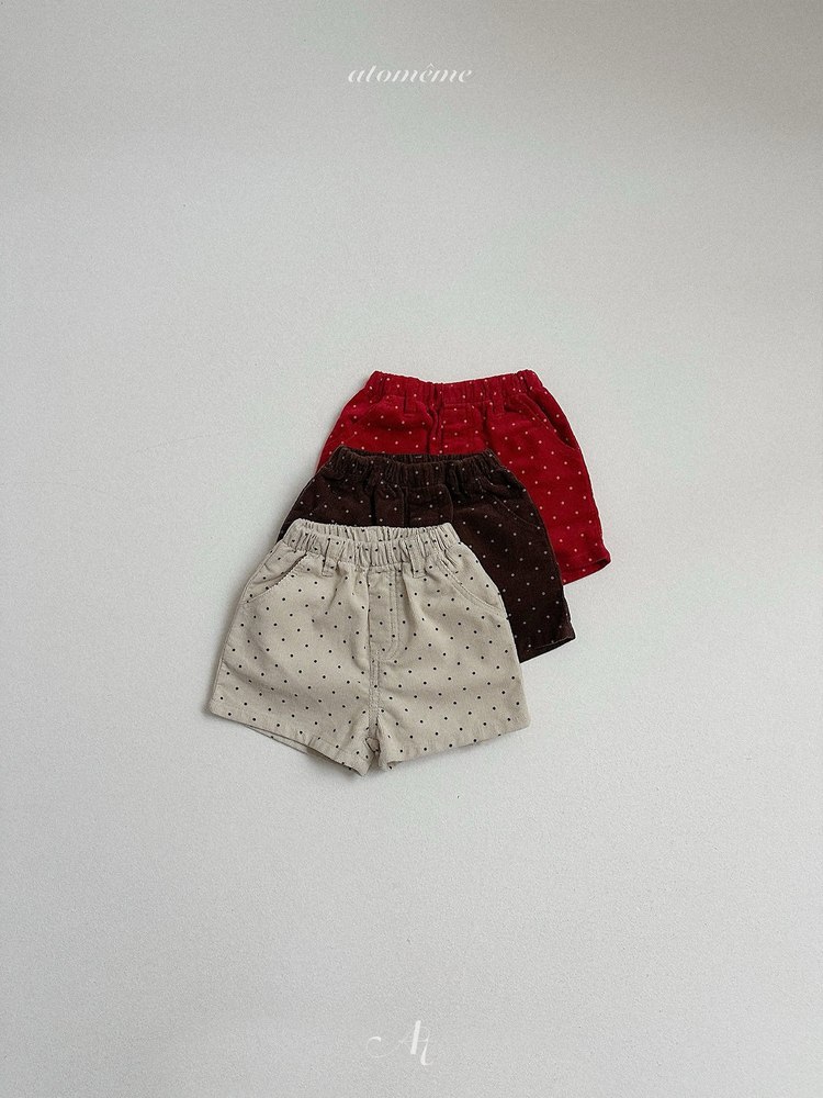 ドットコーデュロイパンツ 4