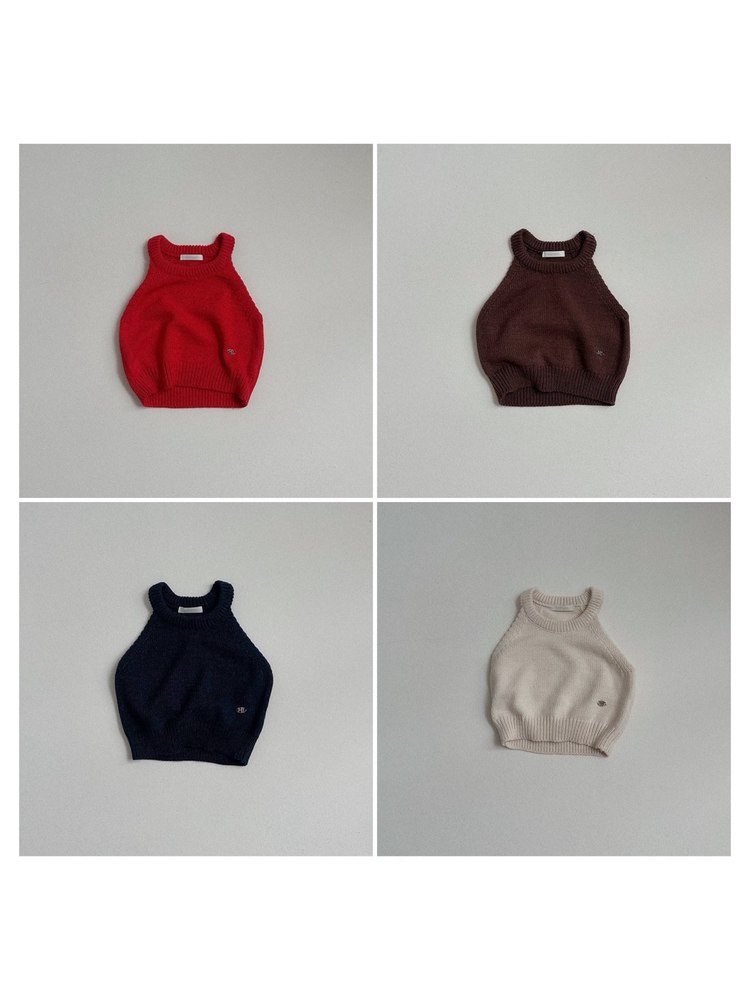 ホルターネックニット 4