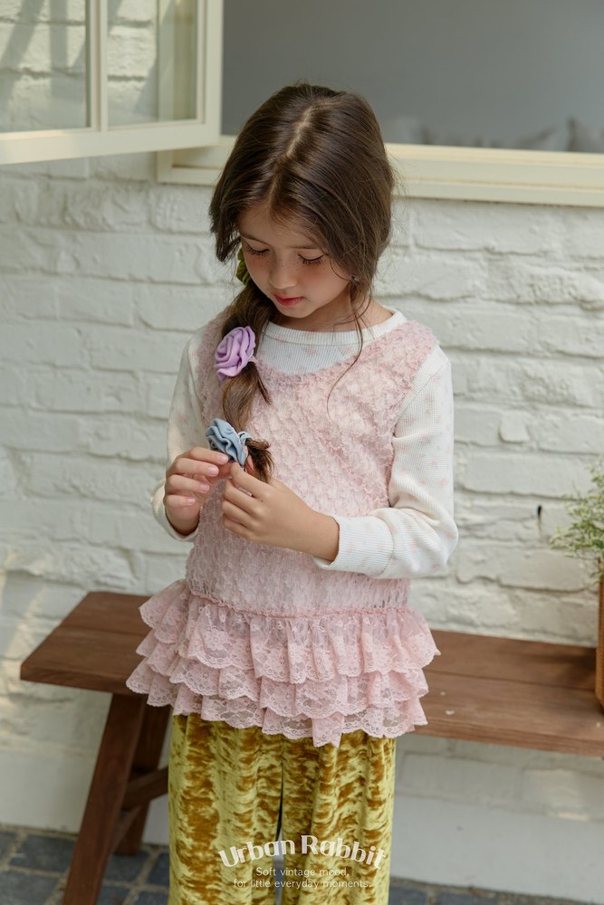 フラワーワッフルTシャツ 10