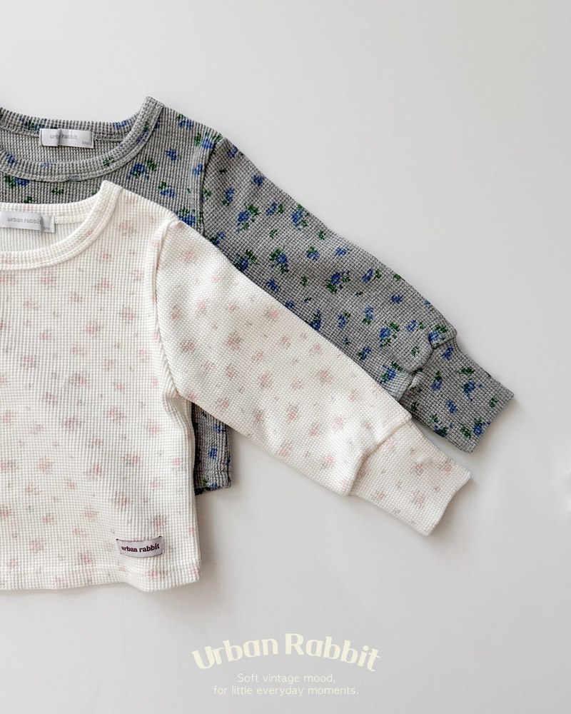 フラワーワッフルTシャツ 21