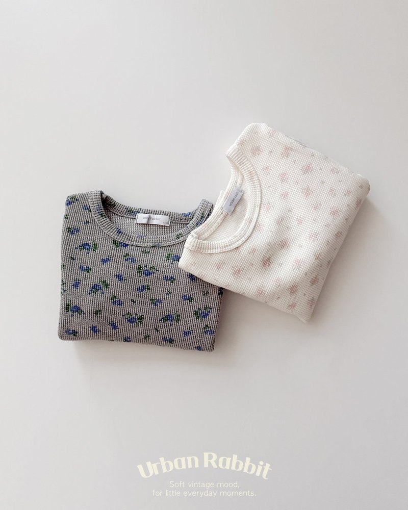 フラワーワッフルTシャツ 22