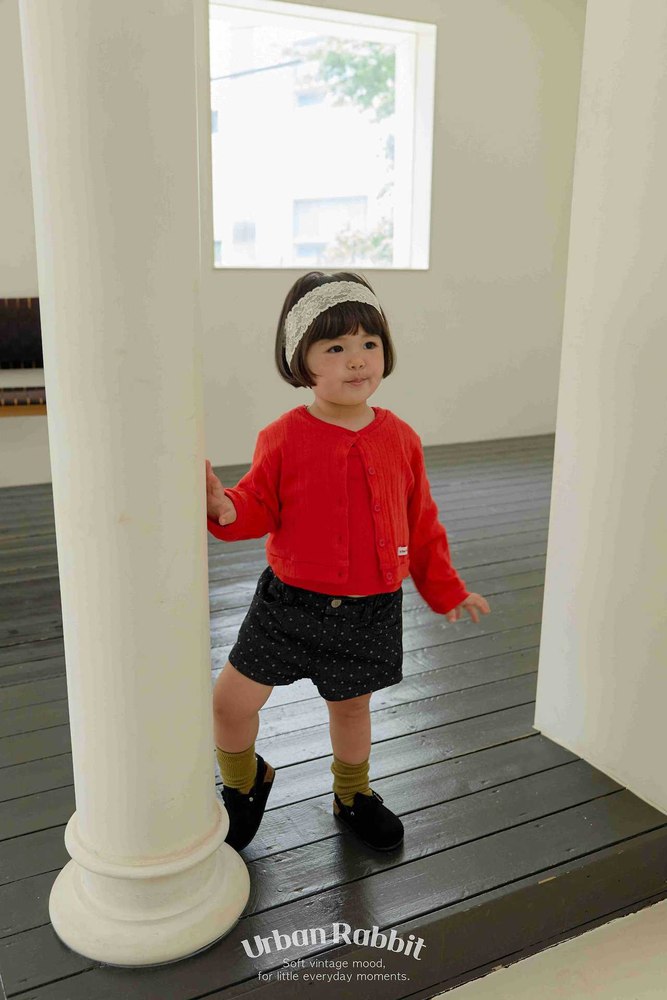 ドットデニムショートパンツ 10