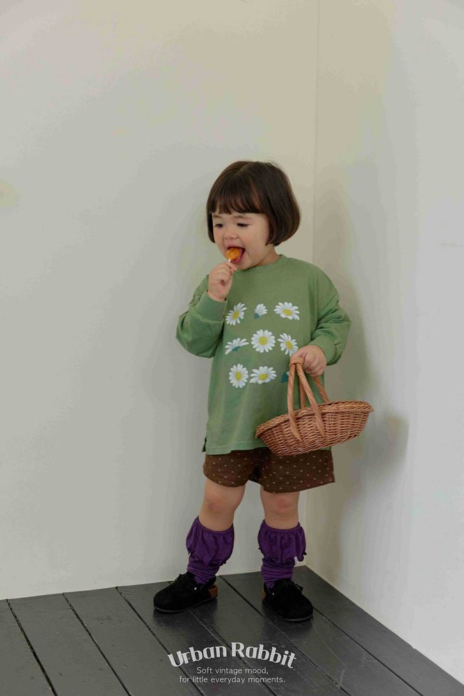ドットデニムショートパンツ 20
