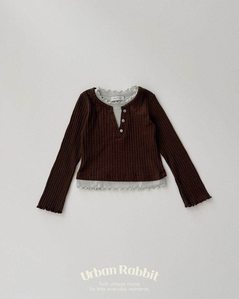 レイヤードヘンリーネックTシャツ 19