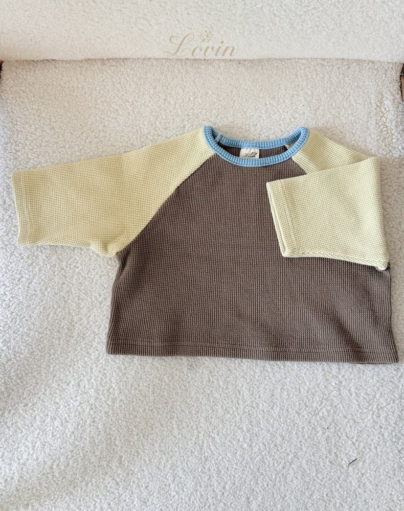 ワッフルラグランTシャツ 3