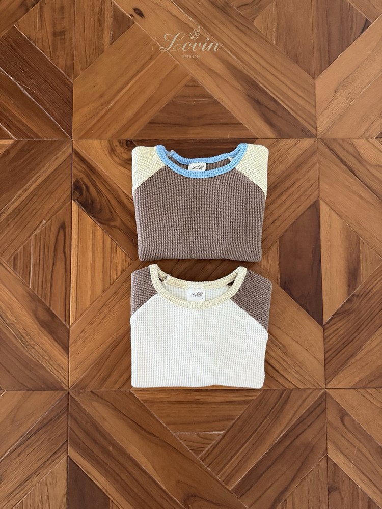 ワッフルラグランTシャツ 5