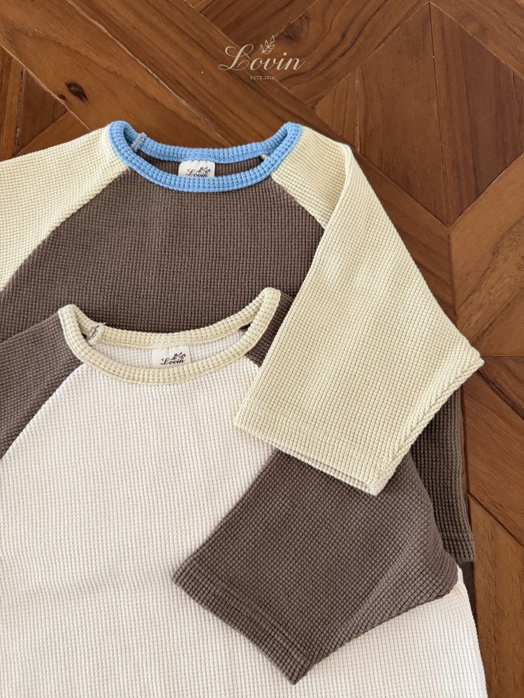 ワッフルラグランTシャツ 7