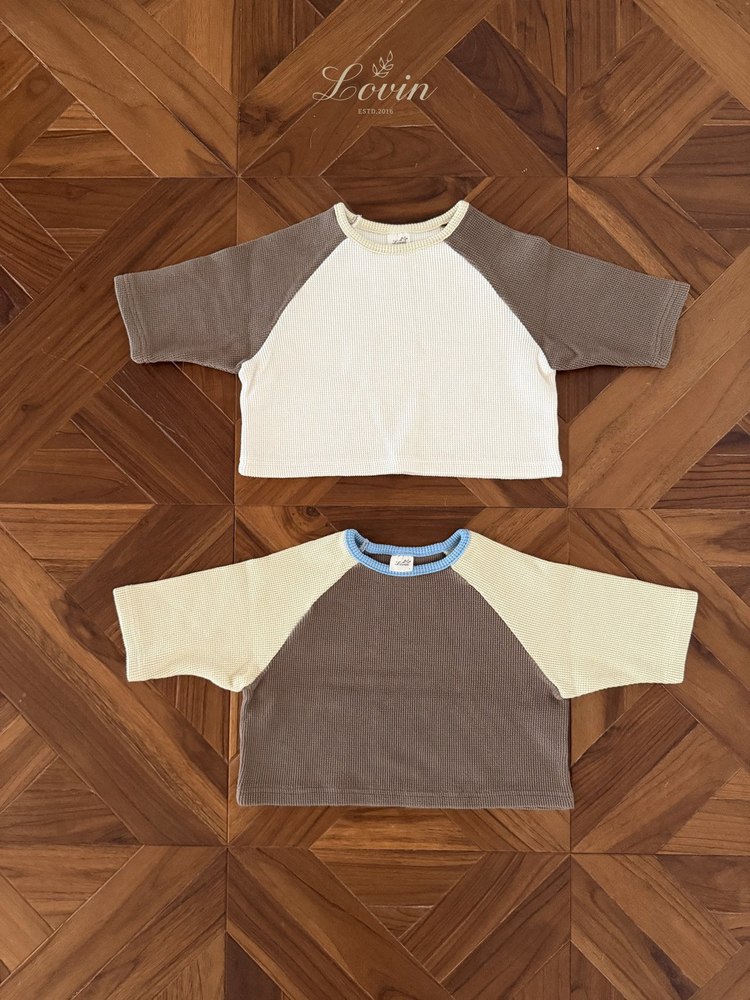 ワッフルラグランTシャツ 8