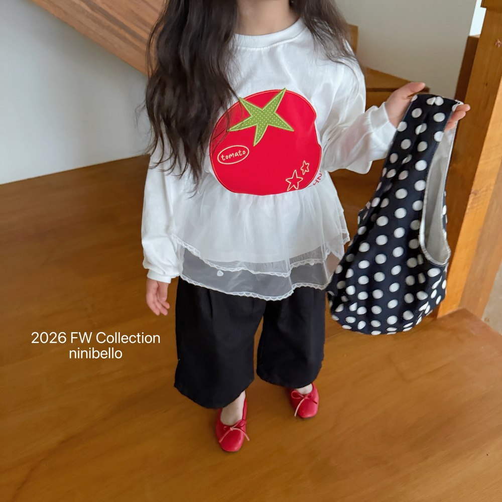 トマトパッチTシャツ
