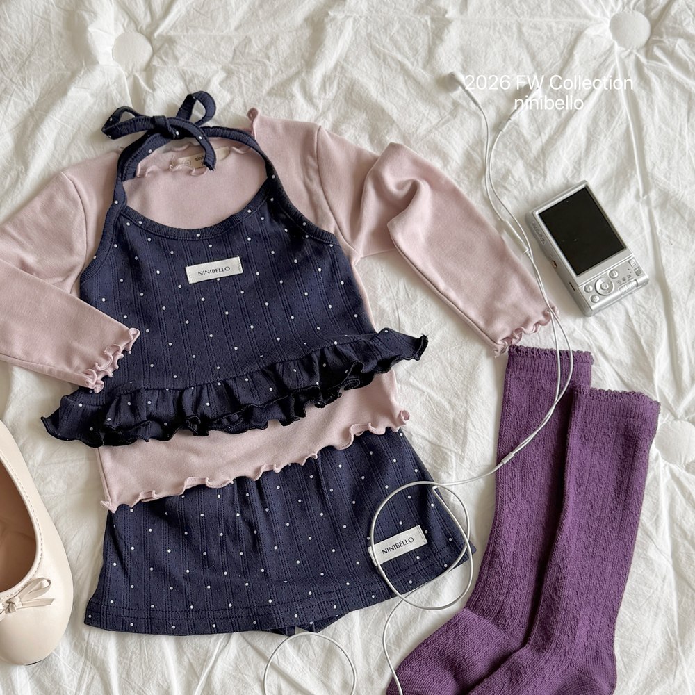 ソフト薄手ハーフネックTシャツ 24