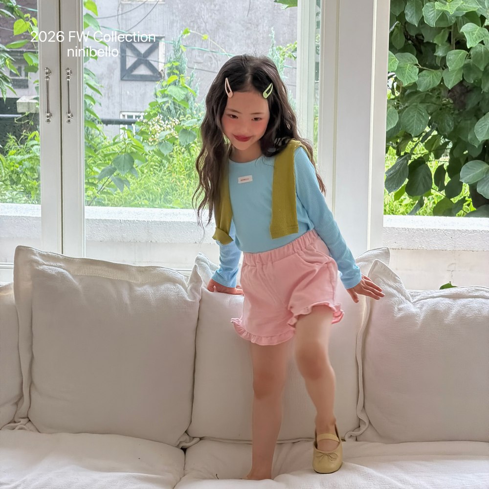 ハートコーデュロイフリルパンツ 15