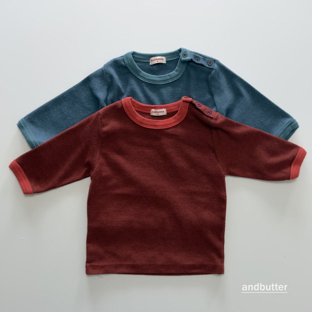 スナップ7分袖Tシャツ 21