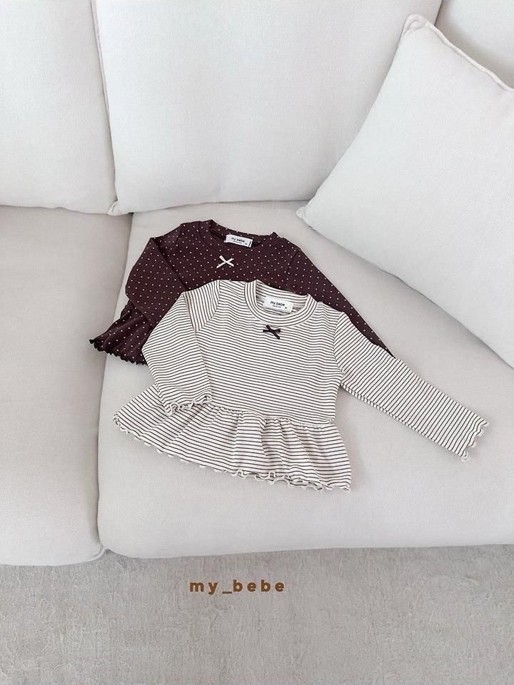 ラッフルリボンTシャツ 4