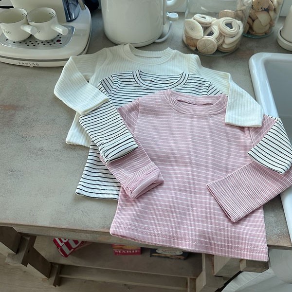 ベーシックリブロングTシャツ 1